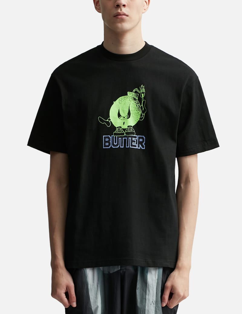 【BUTTER GOODS】 Earth Sounds Tee, White EarthSoundsTeeWhite_b4c9a2c0-