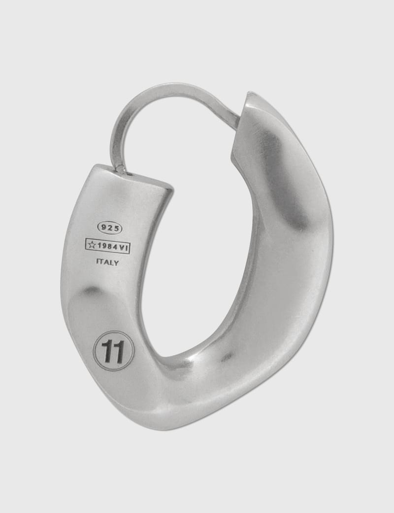 Maison Margiela - Sculpted Hoop Earrings | HBX