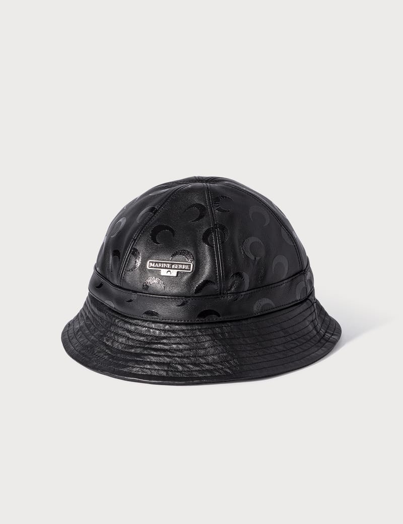 Marine Serre - Allover Moon Leather Bucket Hat | HBX - ハイプ