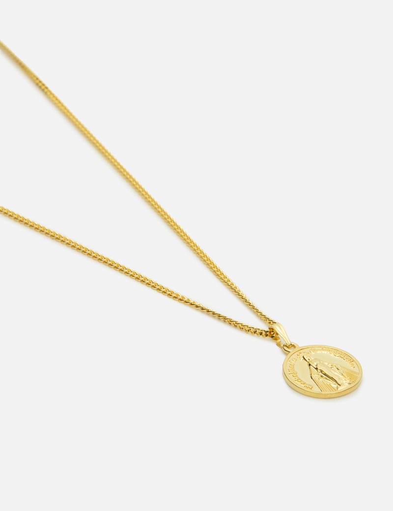 Wacko Maria Coin Necklace (Type-2) - Gold-plated 925 sterling