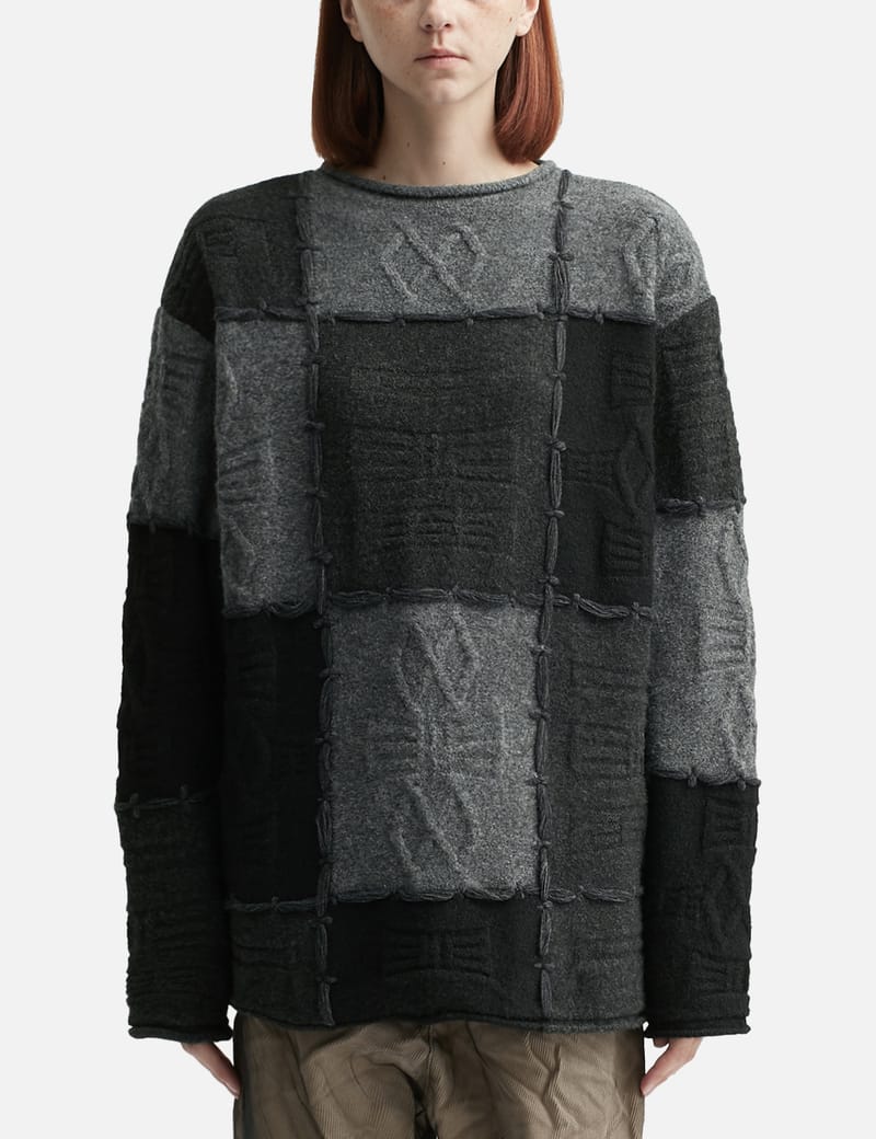 Ader Error - Sliced Logo Sweatshirt | HBX - Globally Curated