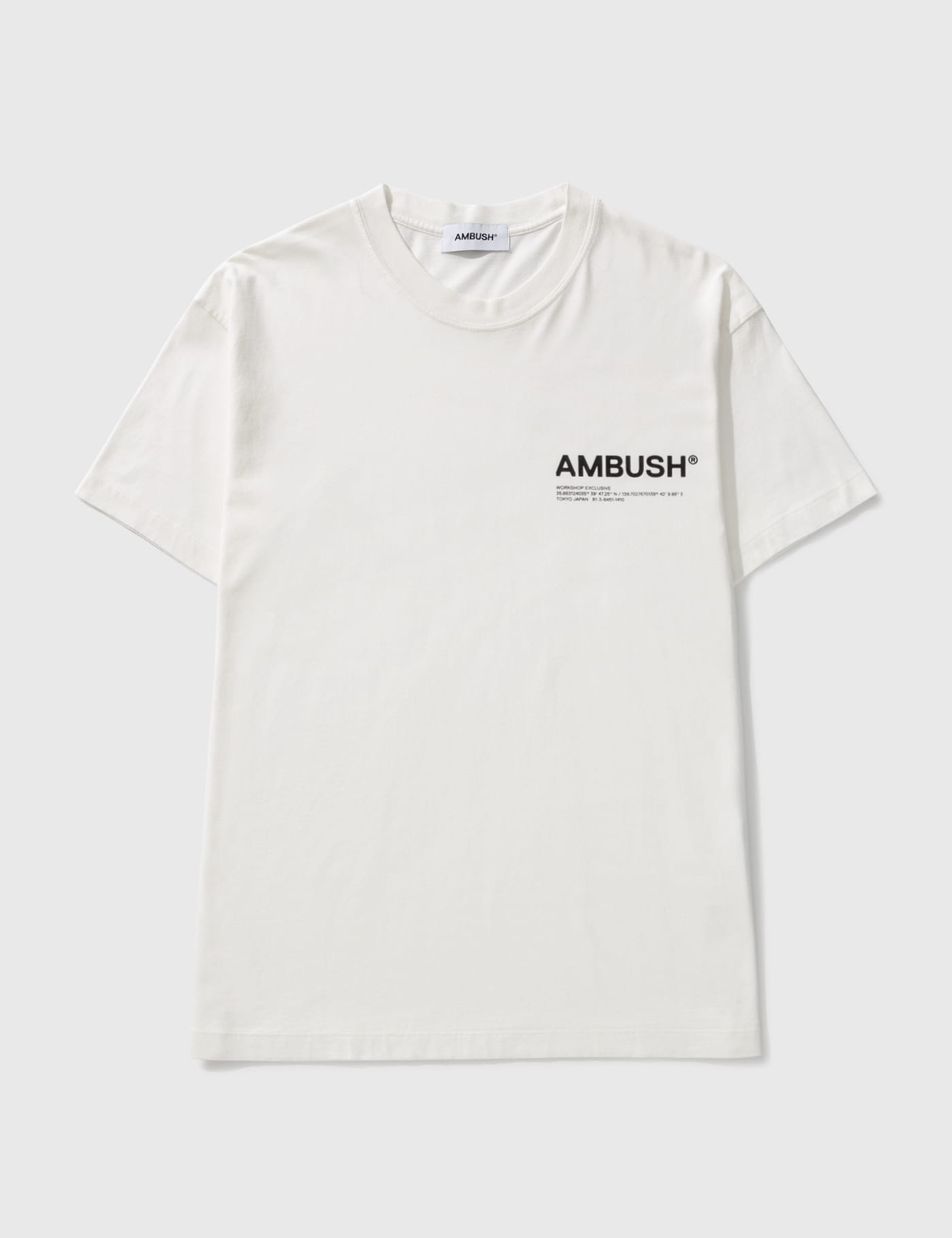 AMBUSH® - ジャージー ワークショップ Tシャツ | HBX - ハイプビースト ...