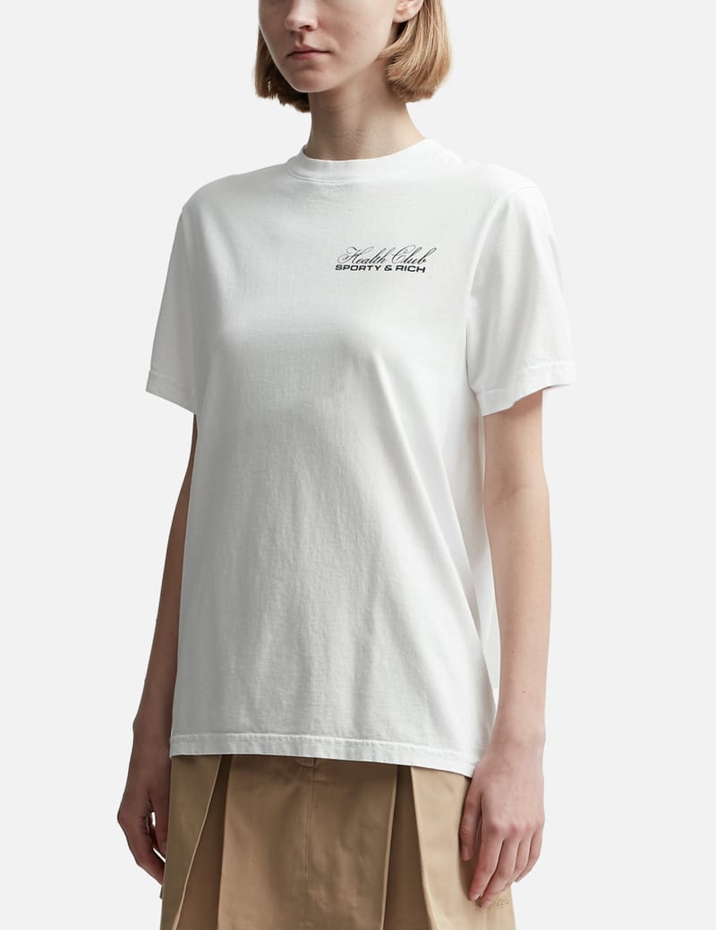 スウェット・トレーナー Sporty & Rich Wimbledon Short Sleeve T-Shirt White TS931WH T MUSINSA | SPORTY&RICH Wimbledon short-sleeved T-shirt