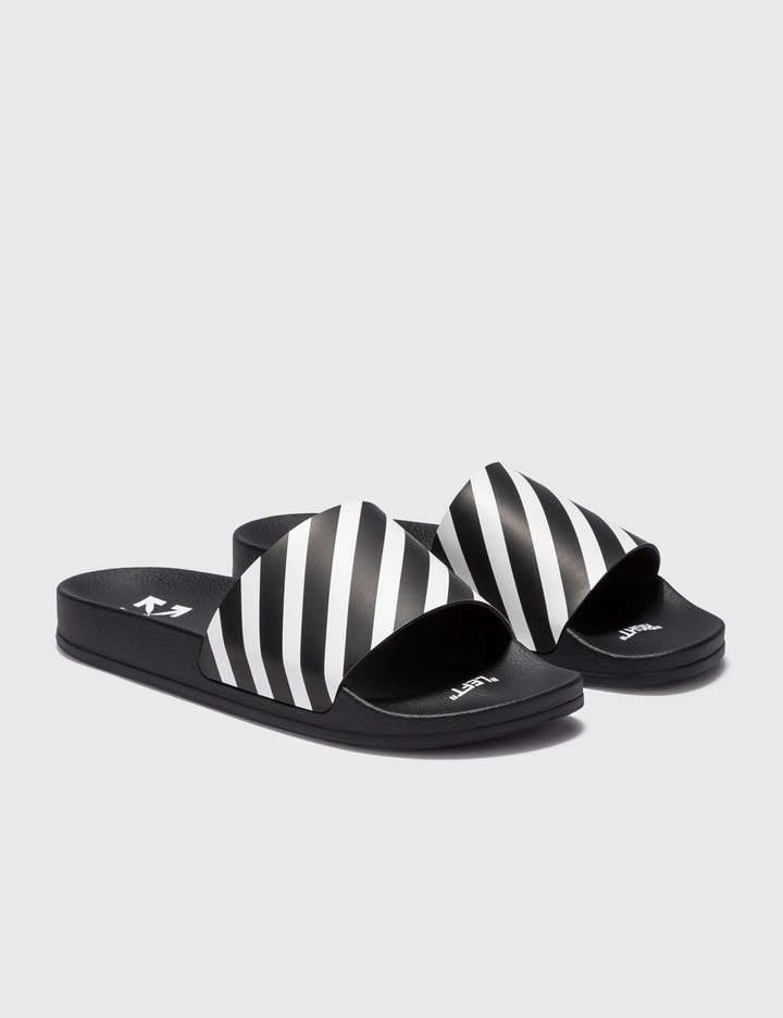 Off-White™ - Diagonal Sliders | HBX - Globally Curated Fashion and ...