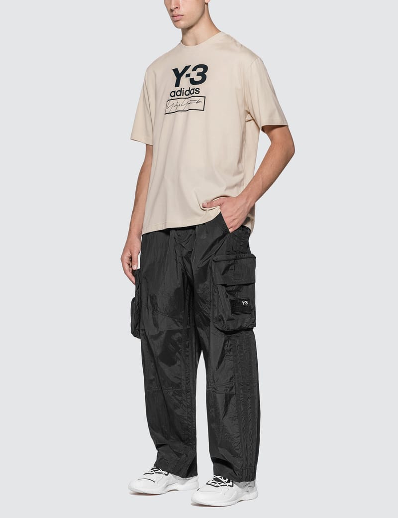 Y3 stacked sales logo tee