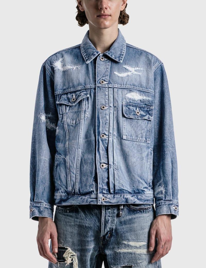 FDMTL - DENIM JACKET 7YR WASH | HBX - Globally Curated Fashion and