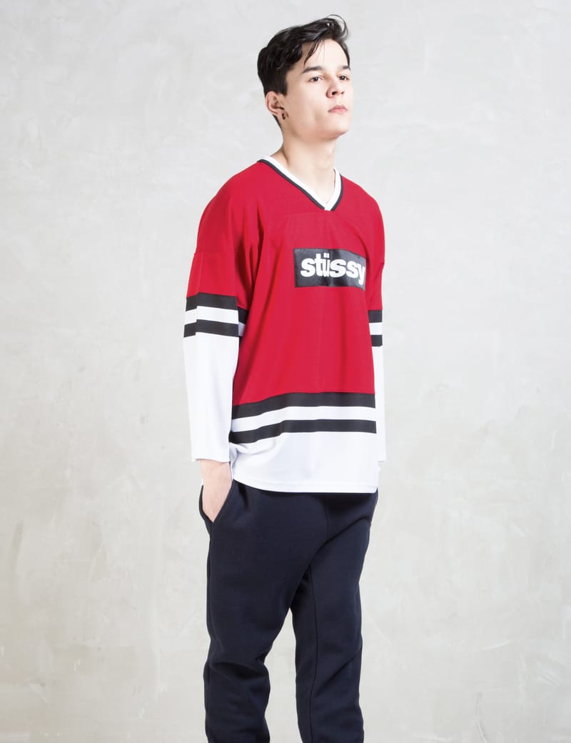 Stüssy - Block 3/4 Hockey Jersey | HBX