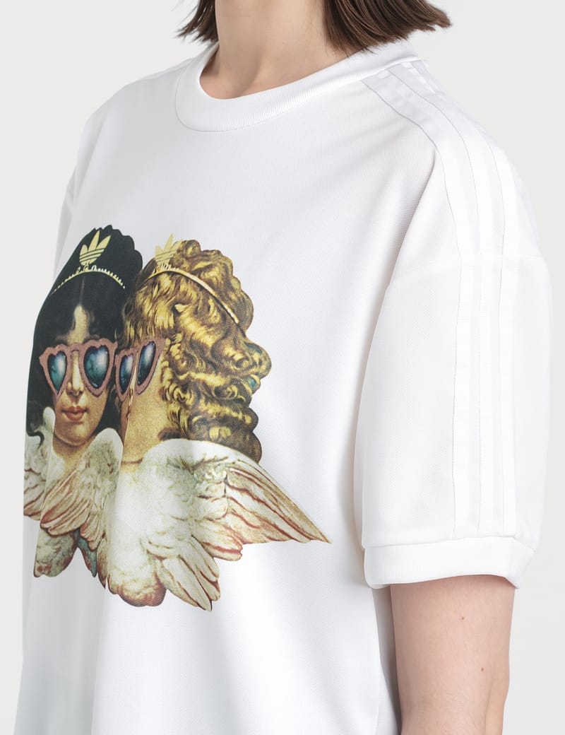 【Adidas】★Fiorucciコラボ定番ホワイトTシャツ Adidas】☆Fiorucciコラボ定番ホワイトTシャツ (adidas/Tシャツ