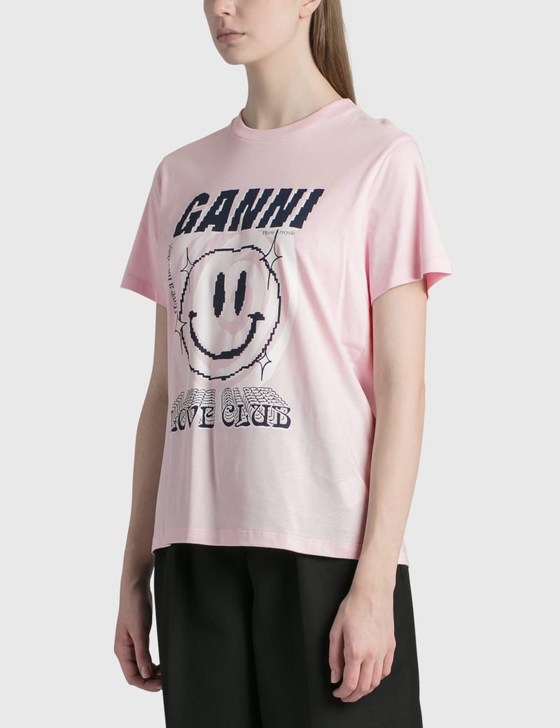 Ganni - ラブ クラブ Tシャツ | HBX