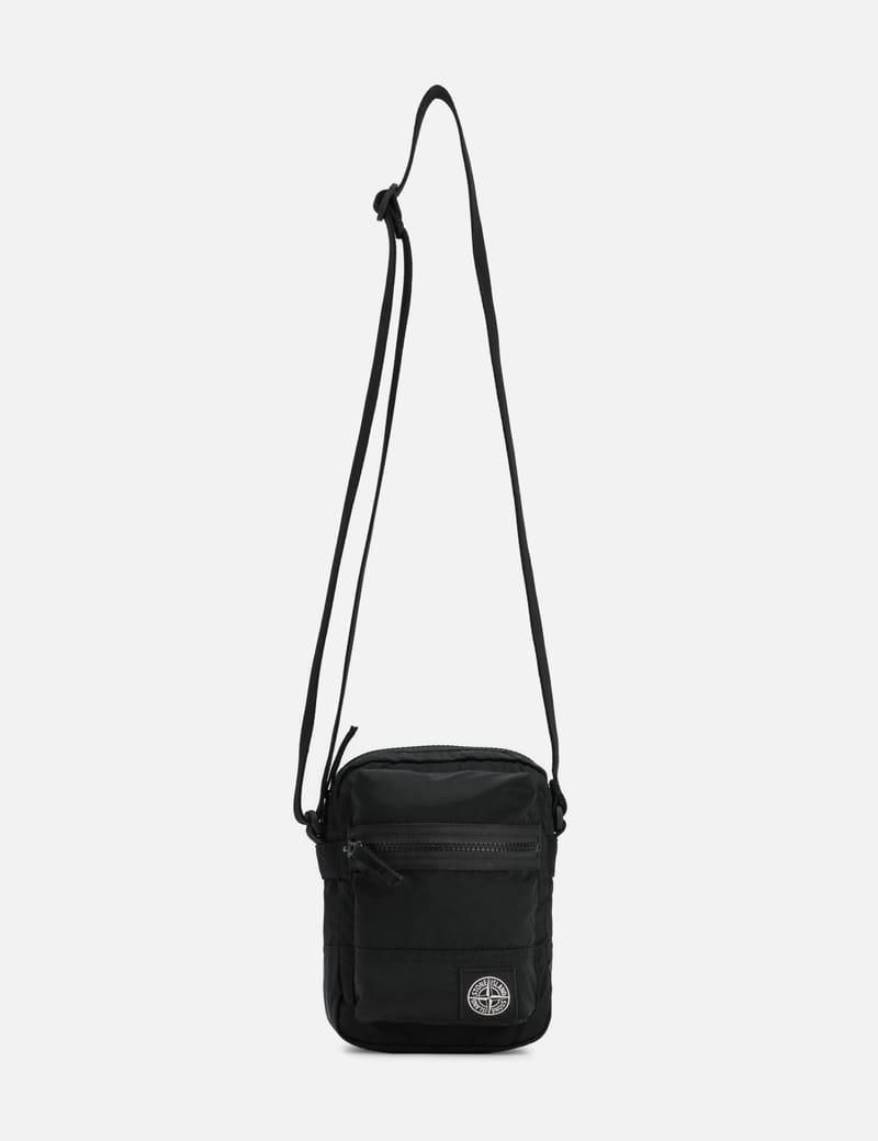 Stone Island Coated Nylon Metal In Econyl® Pouch Bag - Malachite