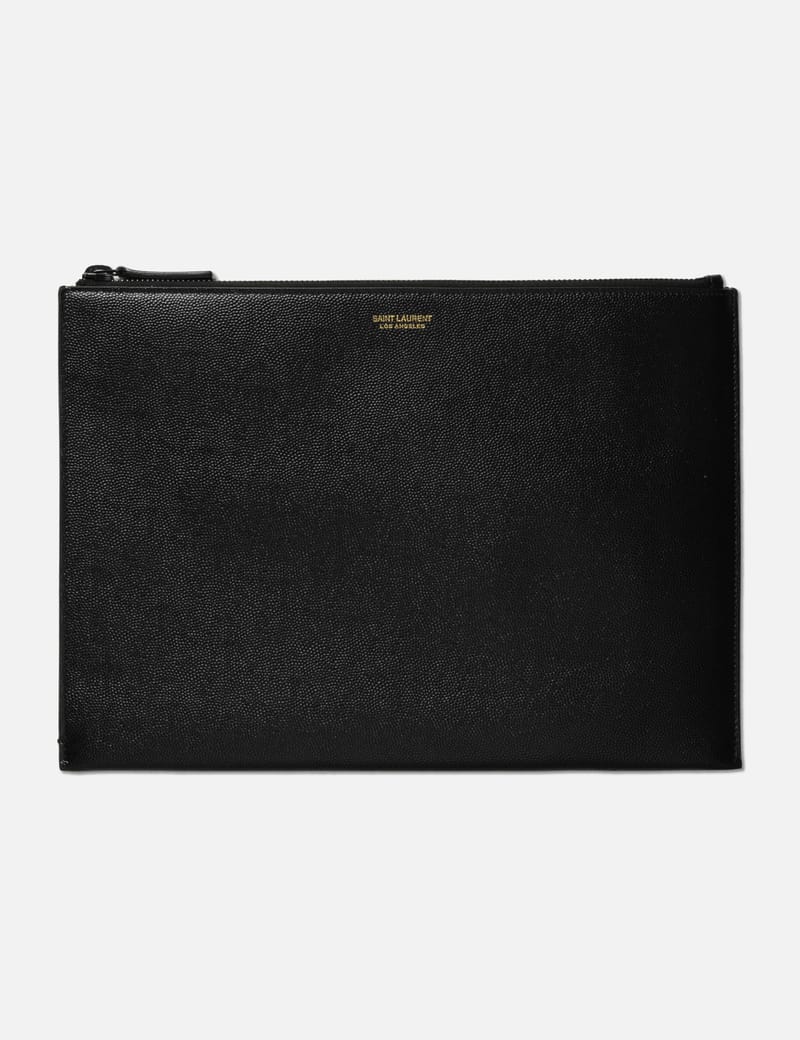 Saint Laurent - Tiny Monogram Card Case In Crocodile