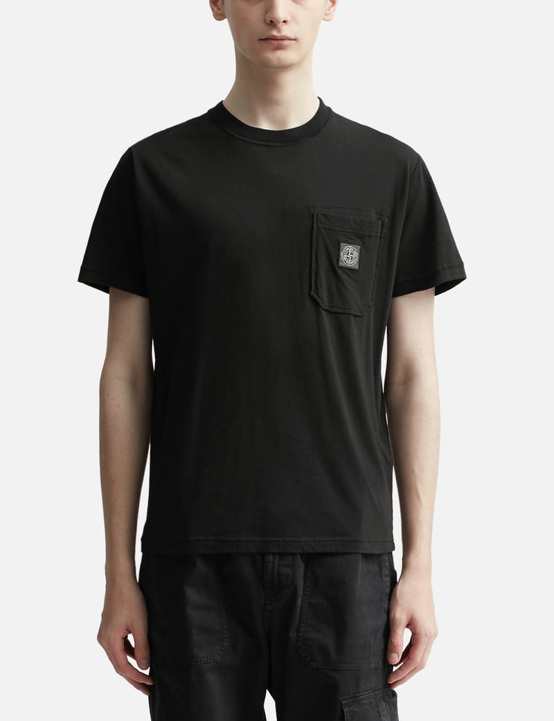 Stone Island - POCKET T-SHIRT | HBX - Globally Curated Fashion and ...