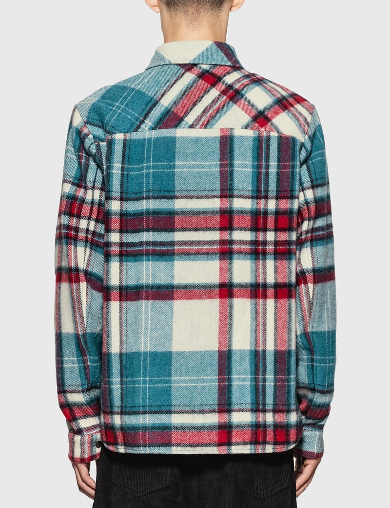 We11done Check Anorak Wool Shirt