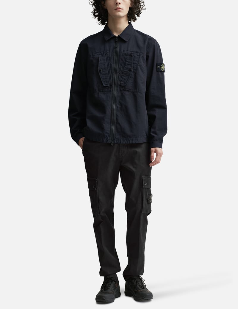 Stone Island - 11112 Ripstop Overshirt | HBX - Globally Curated