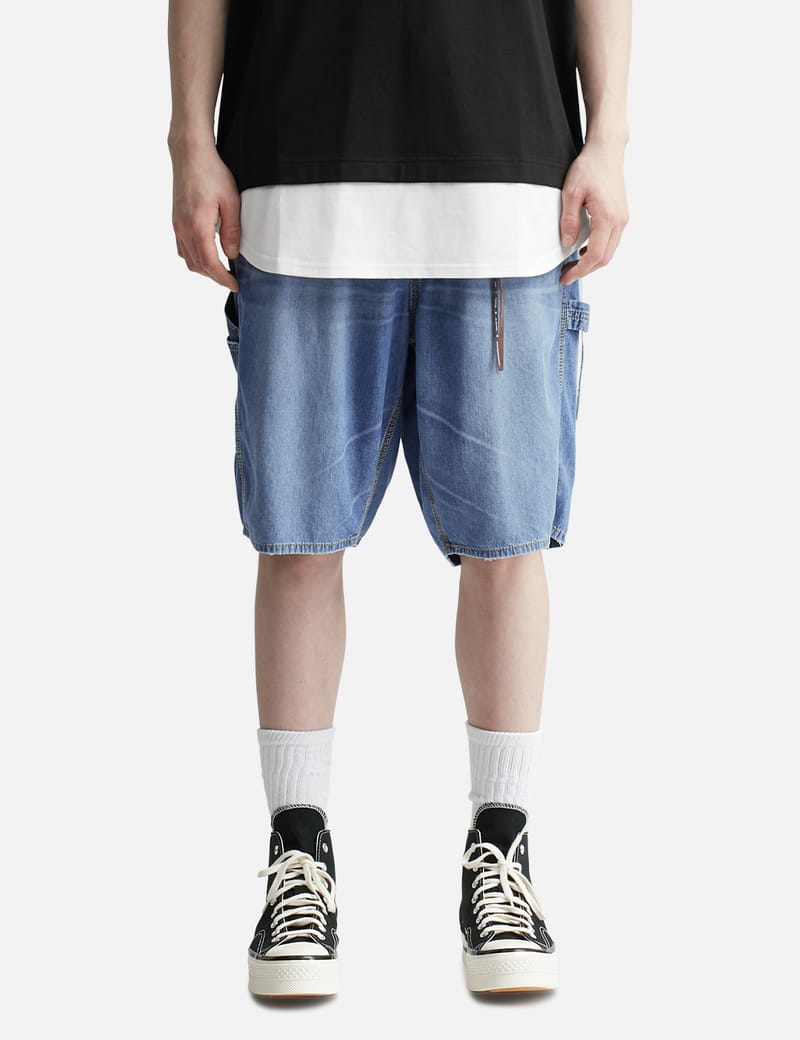 Mastermind Japan - LIGHT OZ DENIM WORK SHORTS | HBX - Globally