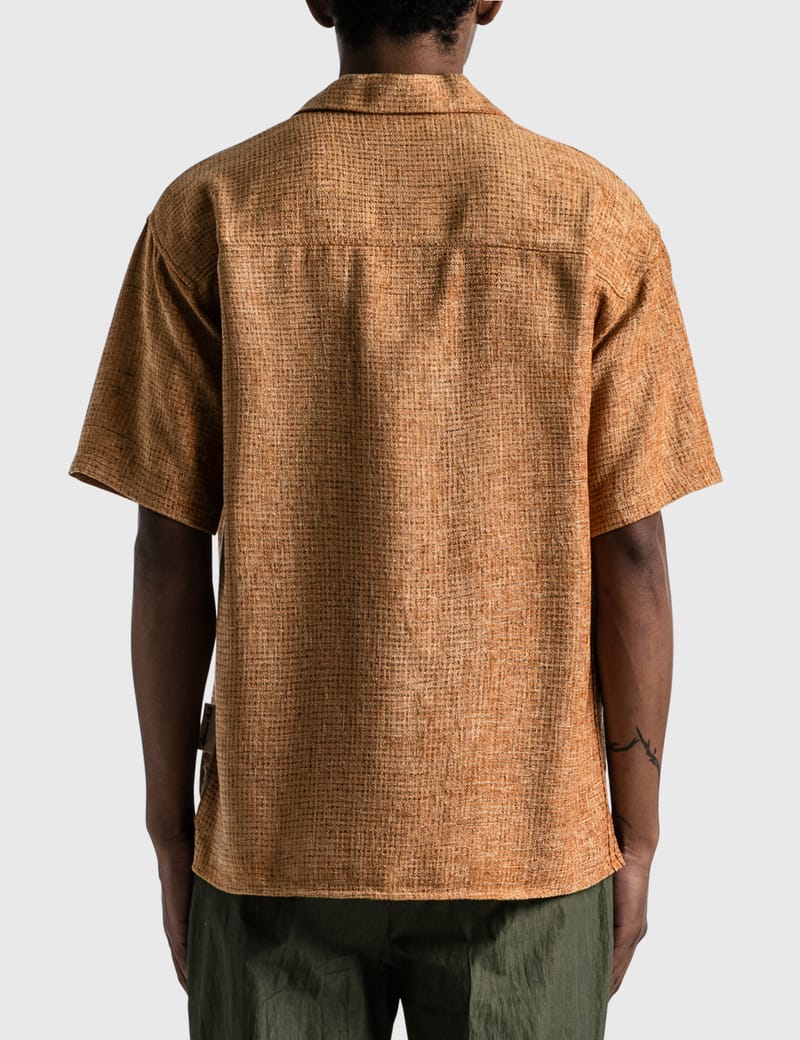 ★【ANDERSSON BELL】★AUBE EMBROIDERY OPEN COLLAR SHIR.T★ Aube Embroidery Open Collar Shirt in Orange – SVRN