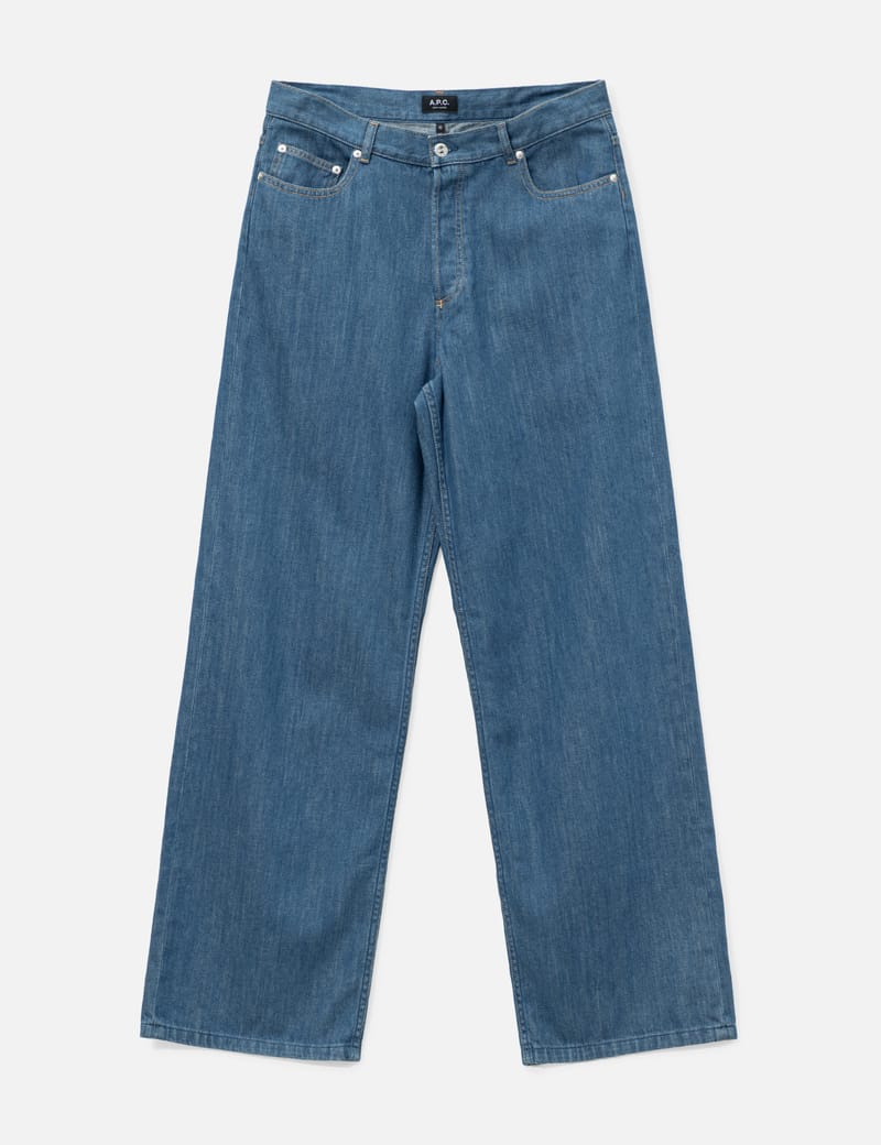 A.P.C. Rescue Jeans - Straight, mid-low rise selvedge denim in
