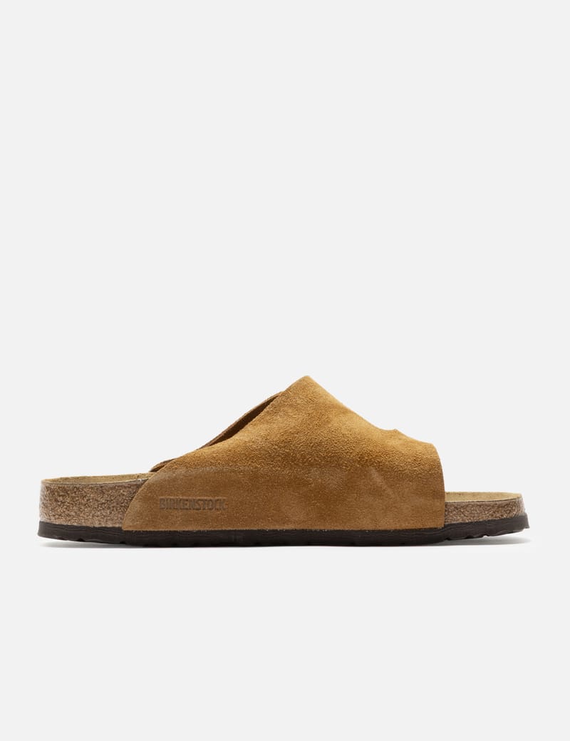 Birkenstock Zurich - Suede sandals with adjustable straps and cork