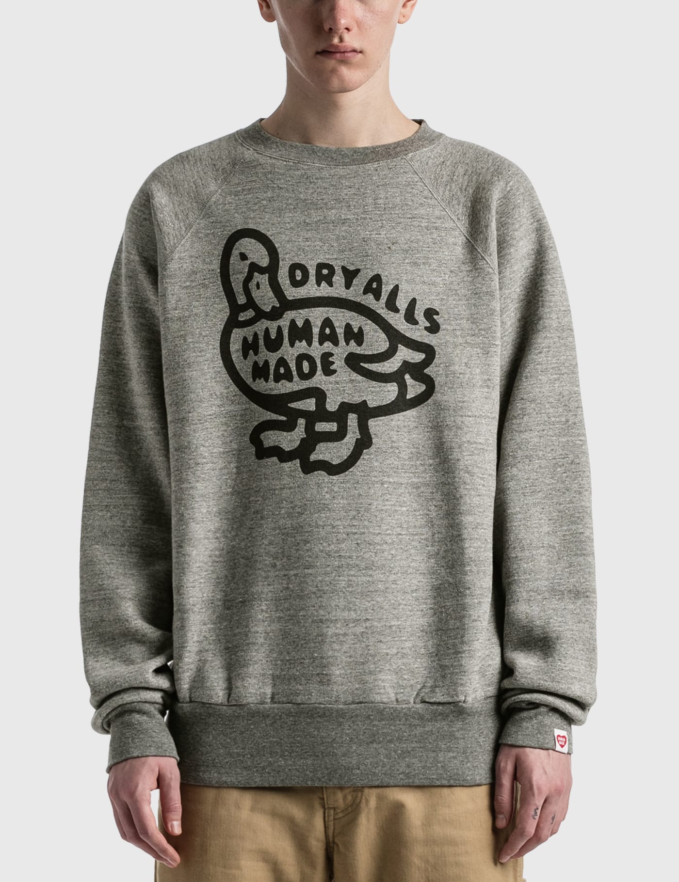 Human Made - Raglan Crewneck Sweatshirt | HBX - ハイプビースト 