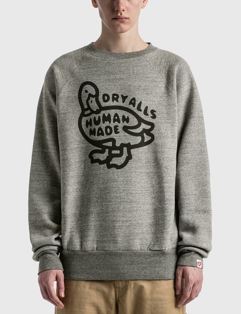 パターン HUMAN MADE RAGLAN CREW NECK SWEATSHIRT Navy S | www