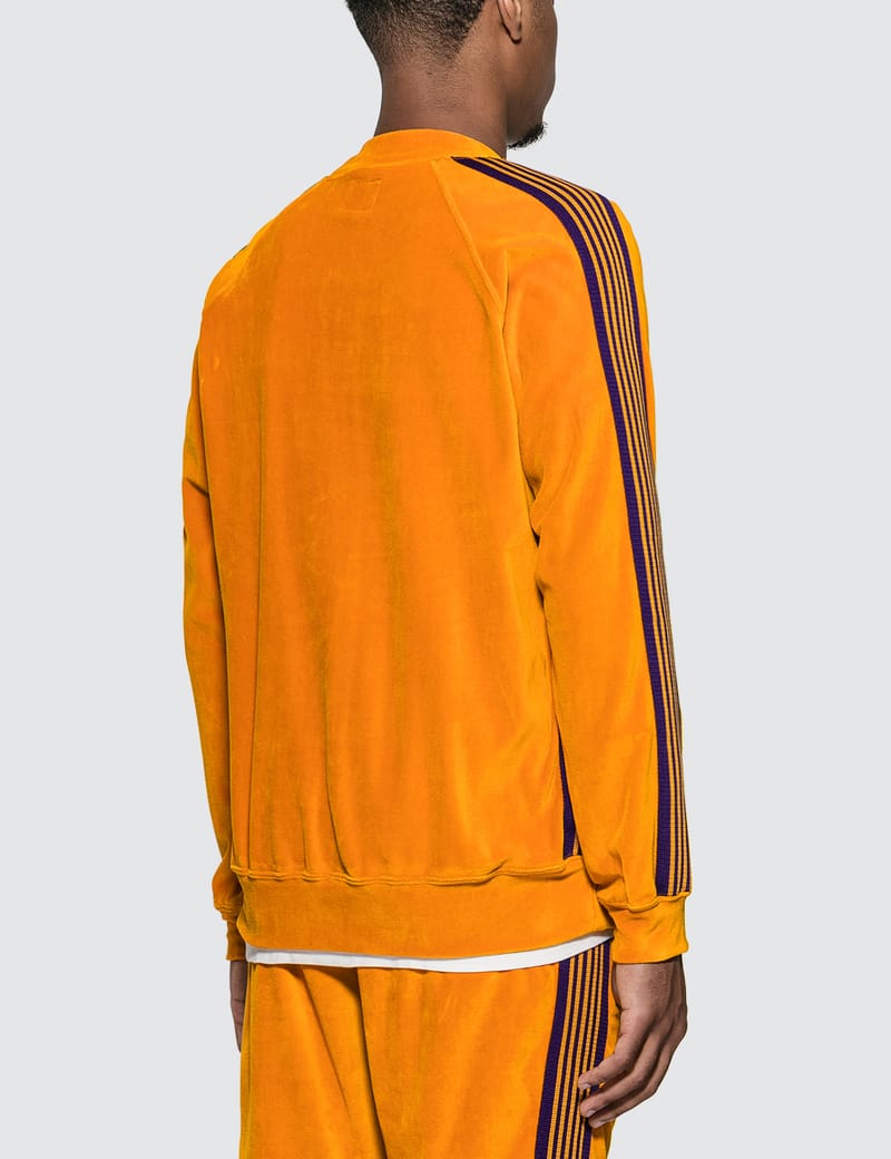 Needles - C/PE Velour Rib Collar Track Jacket | HBX