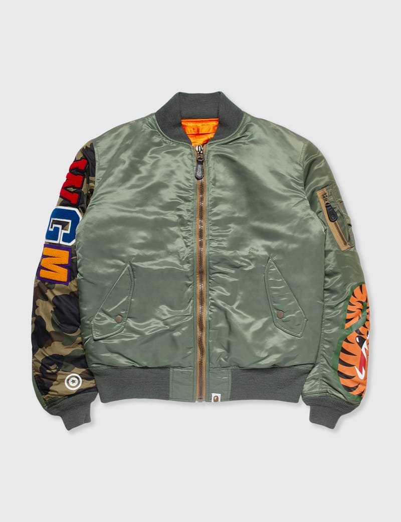 BAPE - Bape Shark Bomber Jacket | HBX - Globally Curated