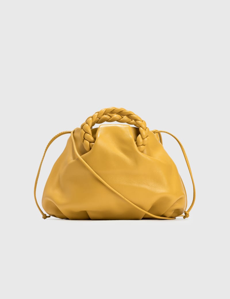 極美品〉HEREU へリュー BOMBON スモールショルダーバッグ イエロー 極美品〉HEREU へリュー BOMBON スモールショルダーバッグ イエロー