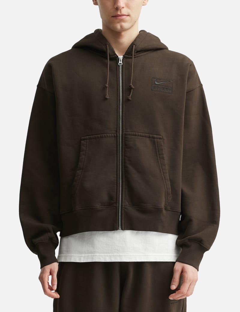 Nike Nike x Stüssy Full Zip Washed Fleece Hoodie - Co-branded
