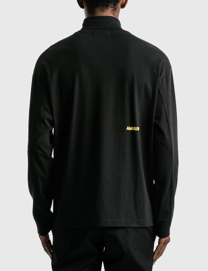 【AMBUSH】ベーシックTシャツ（タートルネック ） AMBUSH® - プリント タートルネック Tシャツ | HBX - ハイプ