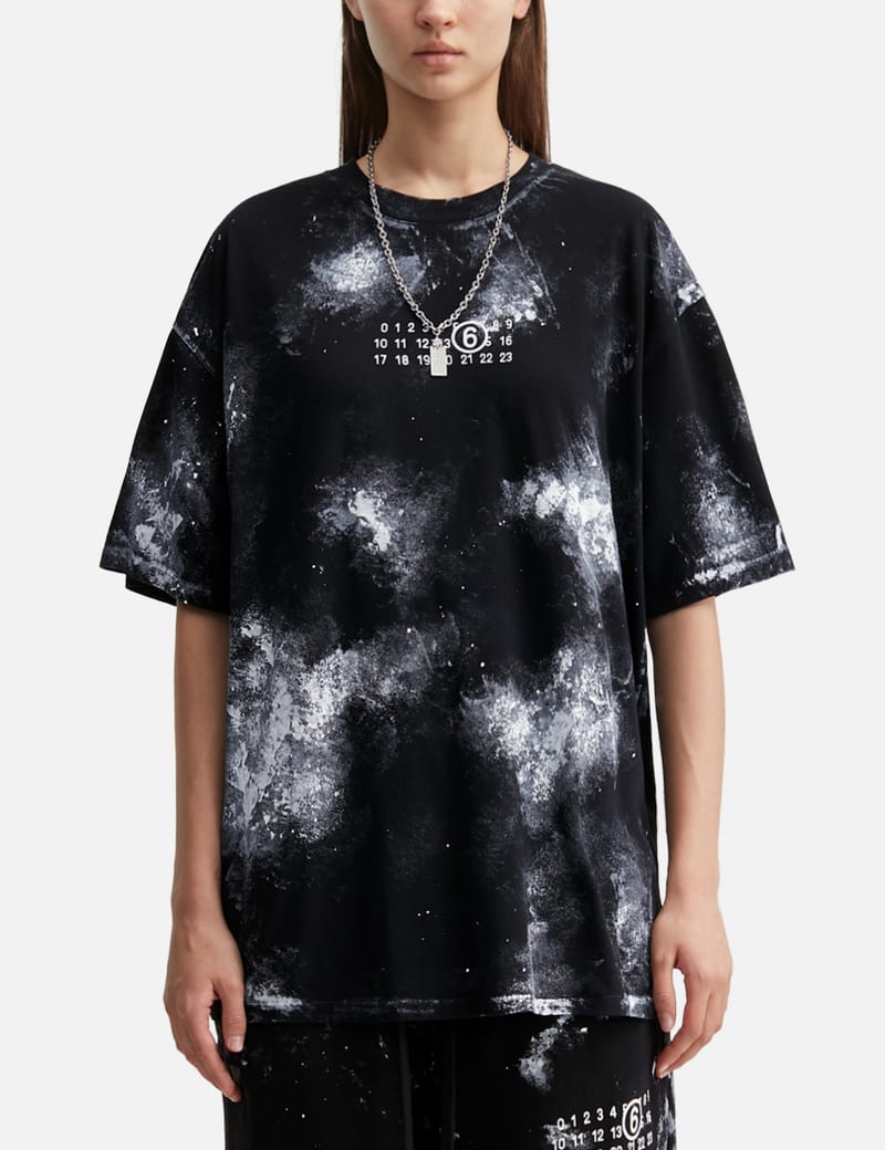 MM6 Maison Margiela - Cat & Glitter Print T-Shirt | HBX