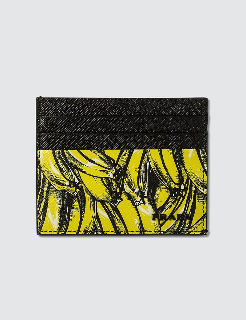 Prada banana discount card holder