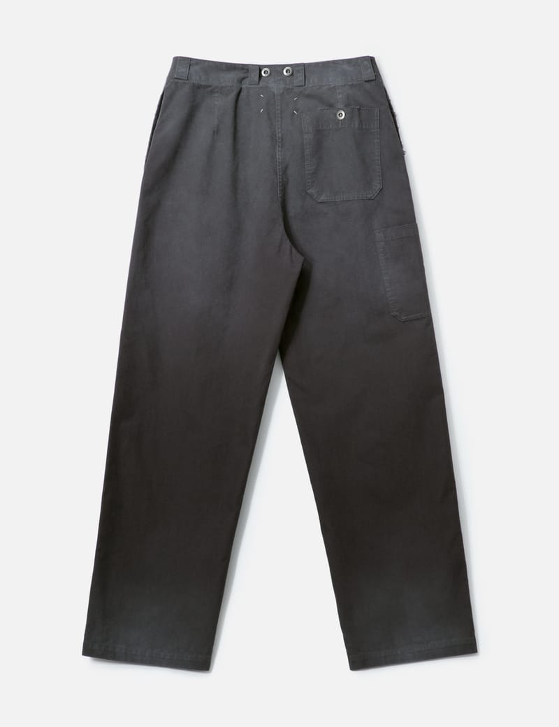 パンツ maison margiela work pants Maison Margiela Work Pants - Washed black denim, straight-leg