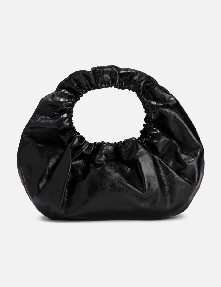 Coin Purse In Crackle Patent Leather