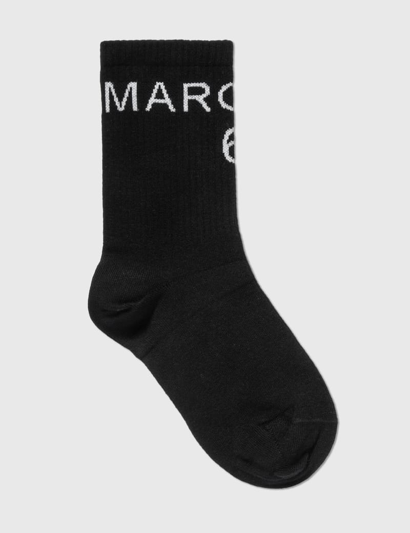 タイツ・ソックス Mm6 Maison Margiela Brown Stretch Viscose Blend Socks MM6 Maison Margiela - Margiela 6 Socks | HBX - Globally