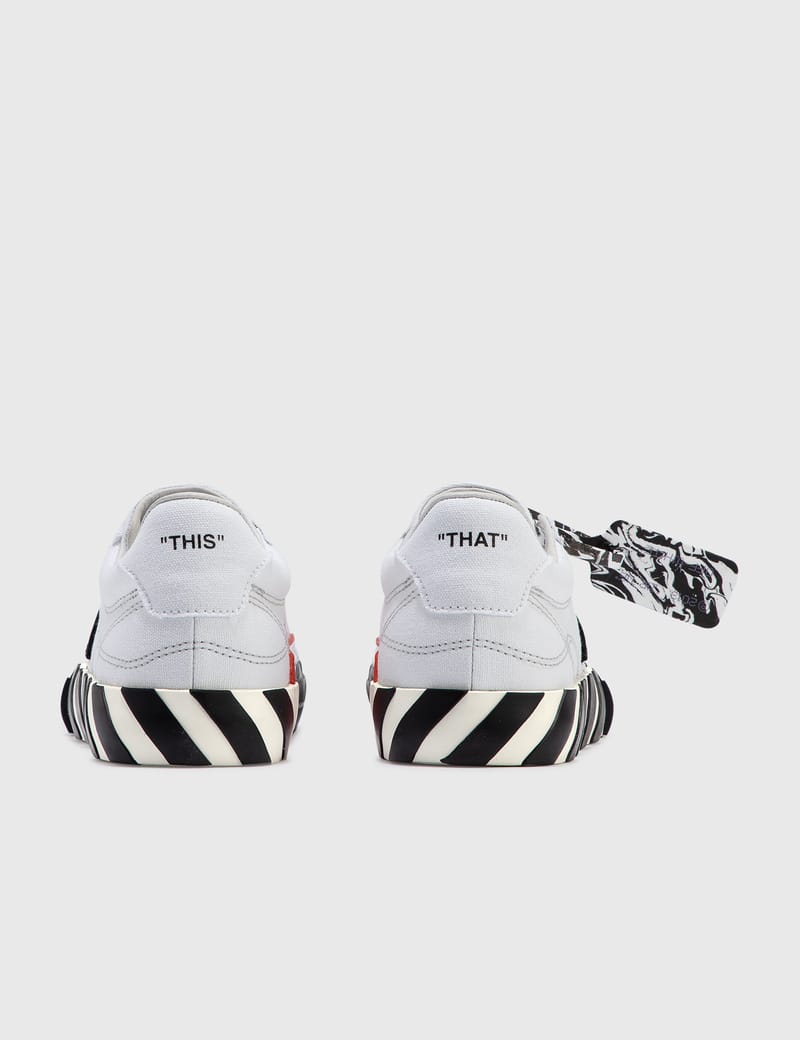 Off-White™ - Low Vulcanized Canvas Sneaker | HBX
