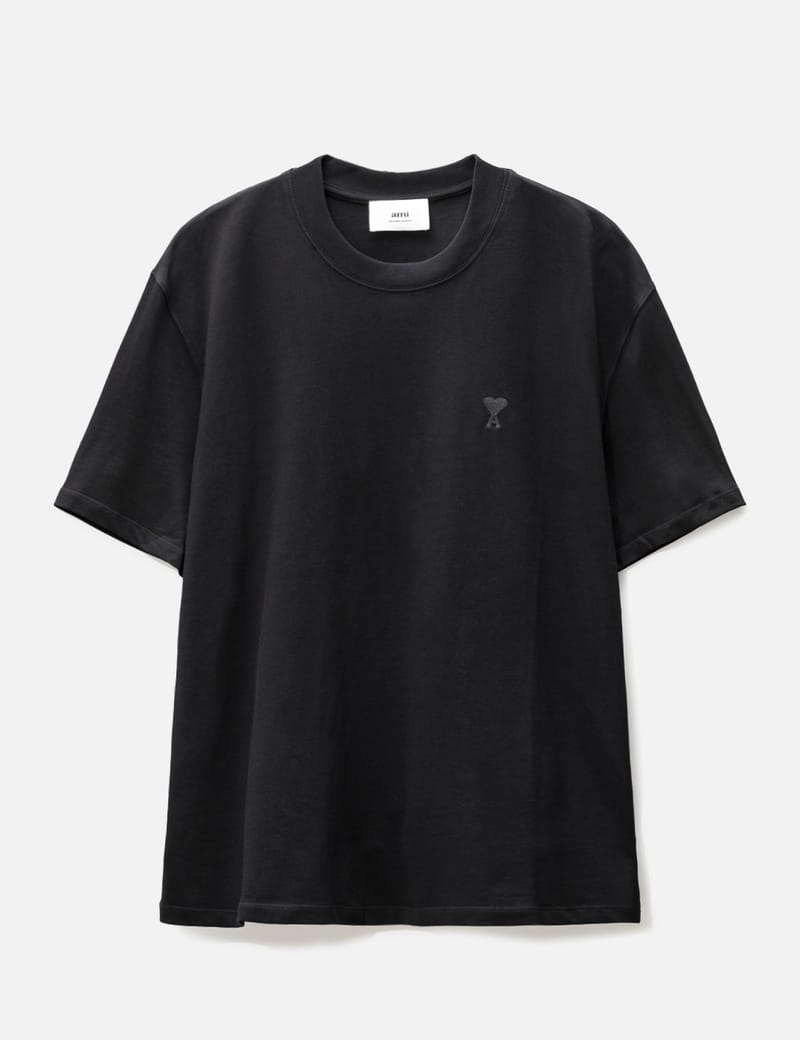 AMI☆胸元ハートロゴ Tシャツ MENS BLACK tshirt-2-1-e3ad1.jpg?fit=max&w