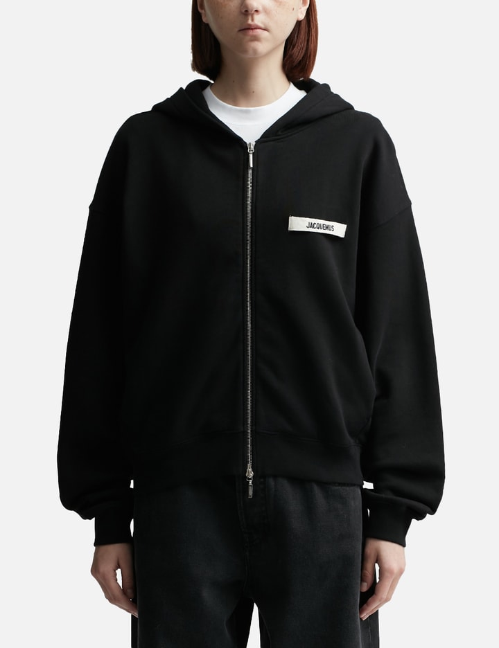 Le Hoodie Zip Gros Grain