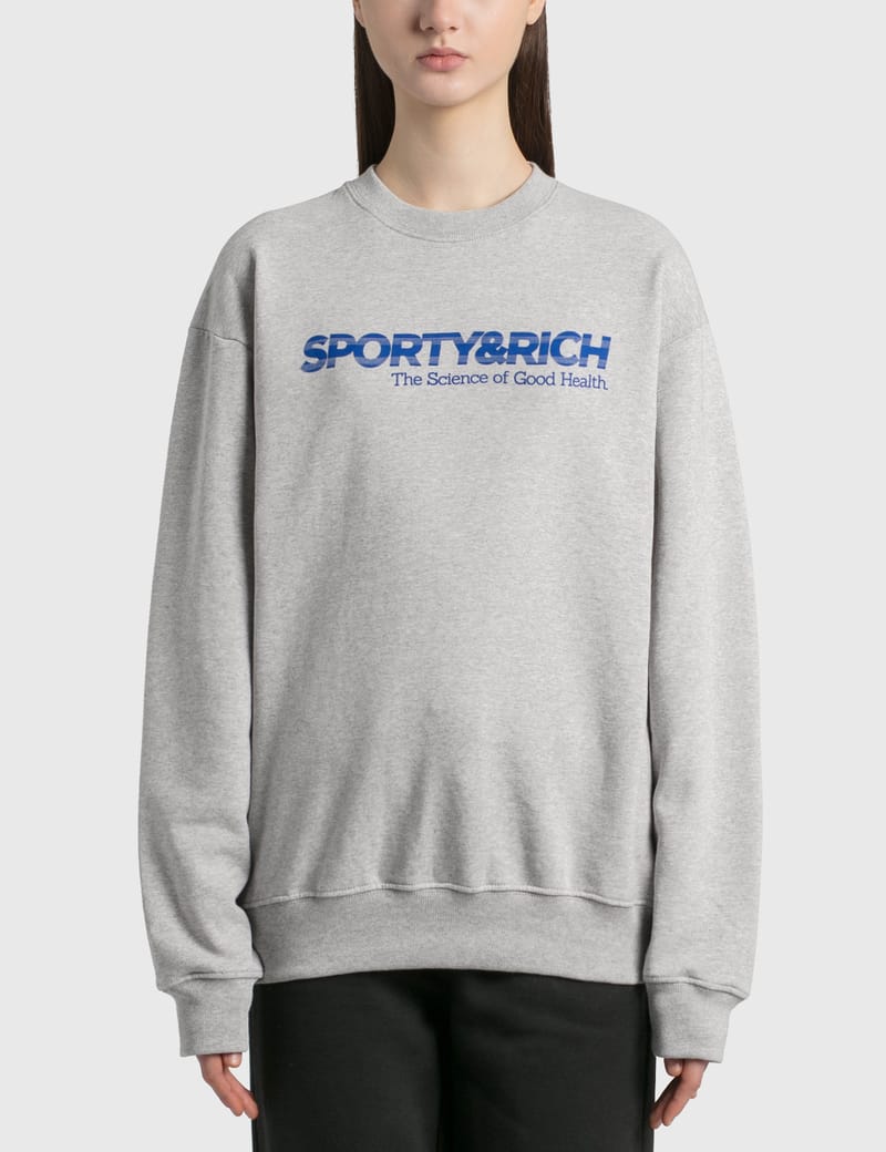 Sporty & Rich - Science Of Good Health Crewneck | HBX - Globally