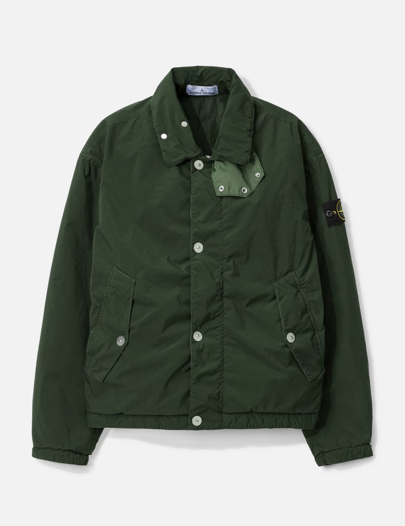 Stone Island Light Compact Touch Poly-TC Coach jacket - リサイクル