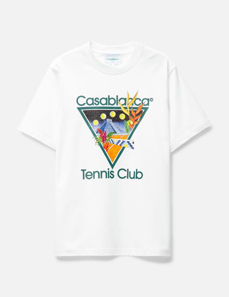 Casablanca - テニスクラブ アイコン プリントTシャツ | HBX - ハイプ ...