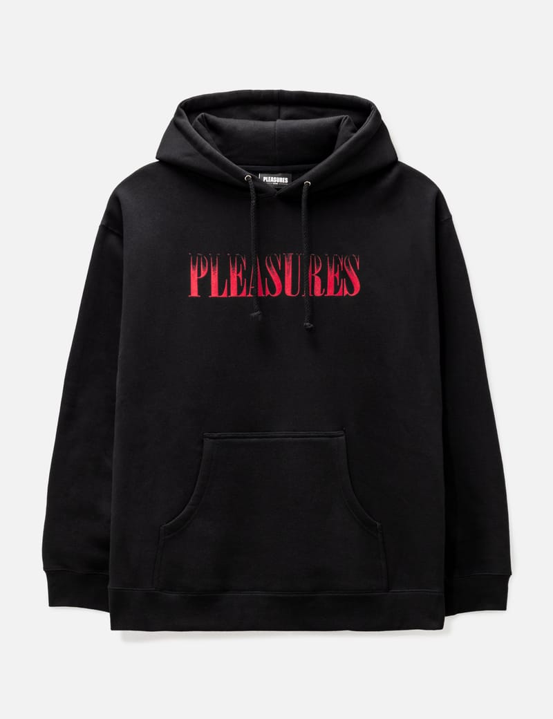 Pleasures core sale logo hoodie