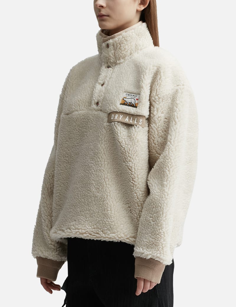 Human Made - BOA FLEECE PULLOVER | HBX - Globally Curated Fashion 