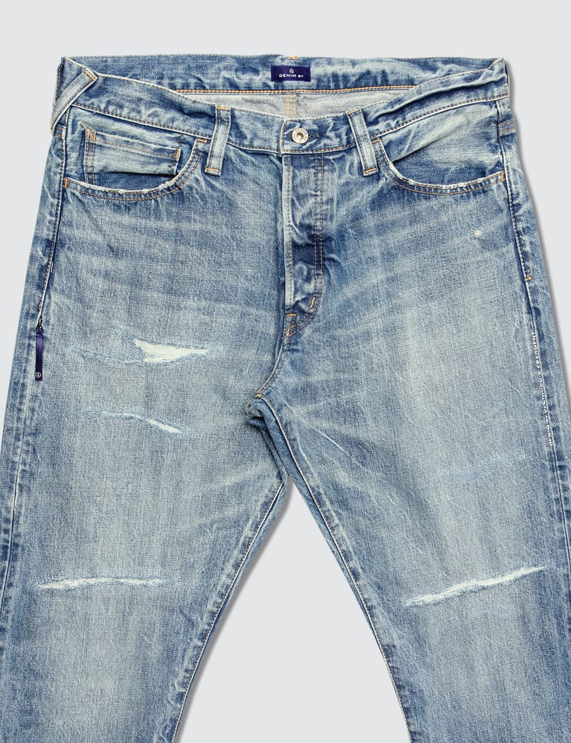Denim By Vanquish & Fragment - Washed Remake Wide Denim Denim By Vanquish & Fragment - Washed Remake Wide Denim
