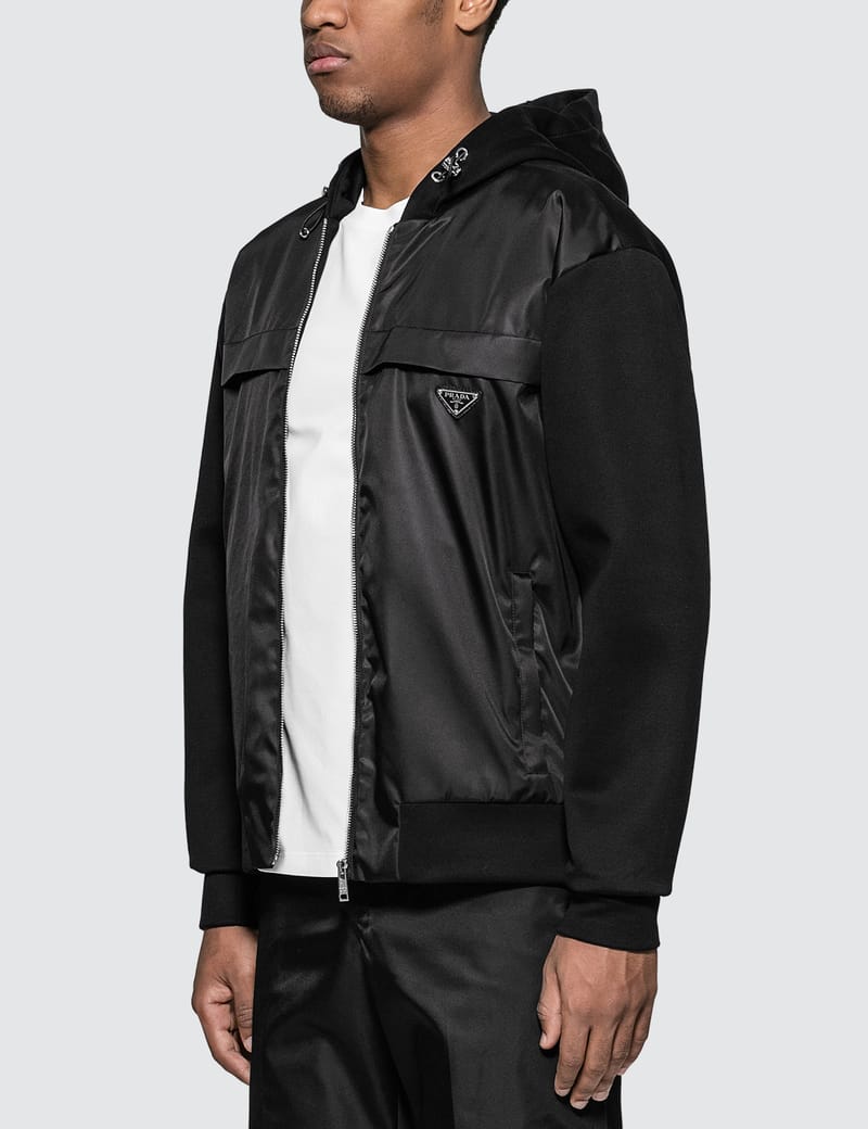 Prada - Nylon Knit Jacket | HBX - Globally Curated Fashion and