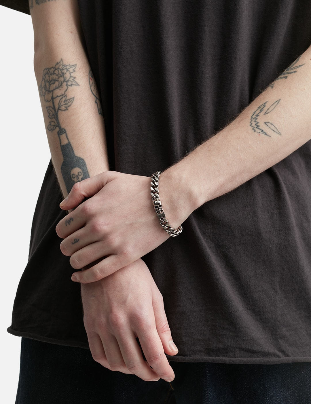 Skull chain bracelet Clearance