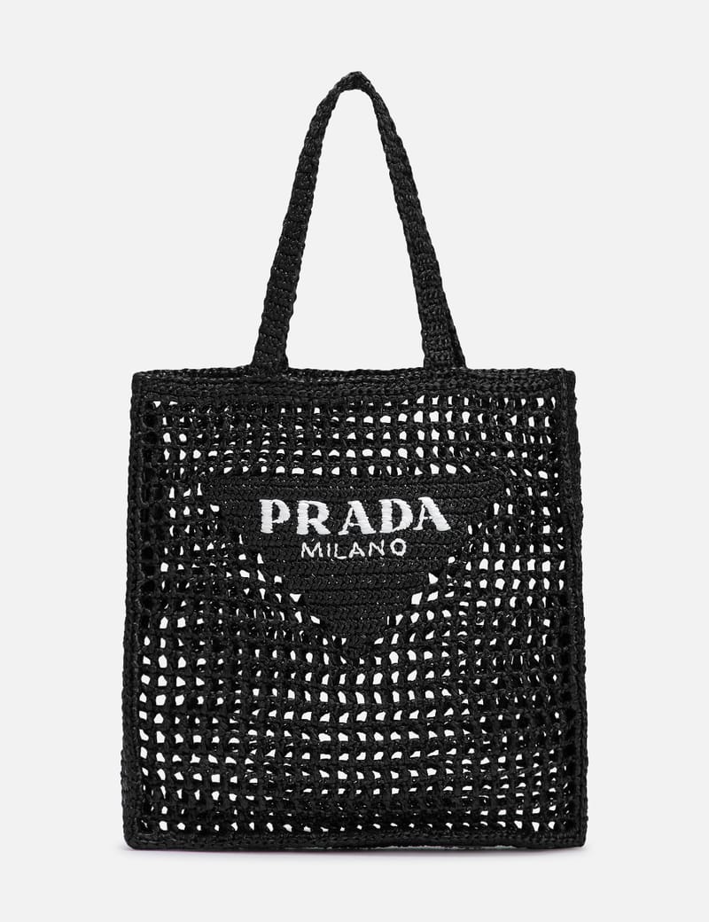 Prada - Raffia Tote Bag | HBX - Globally Curated Fashion and