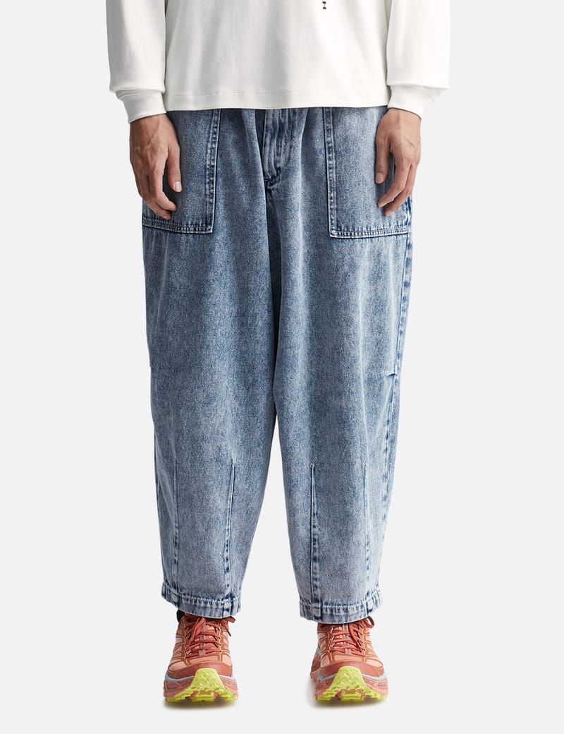 Tightbooth Denim Baker Balloon Pants In Grey | ModeSens