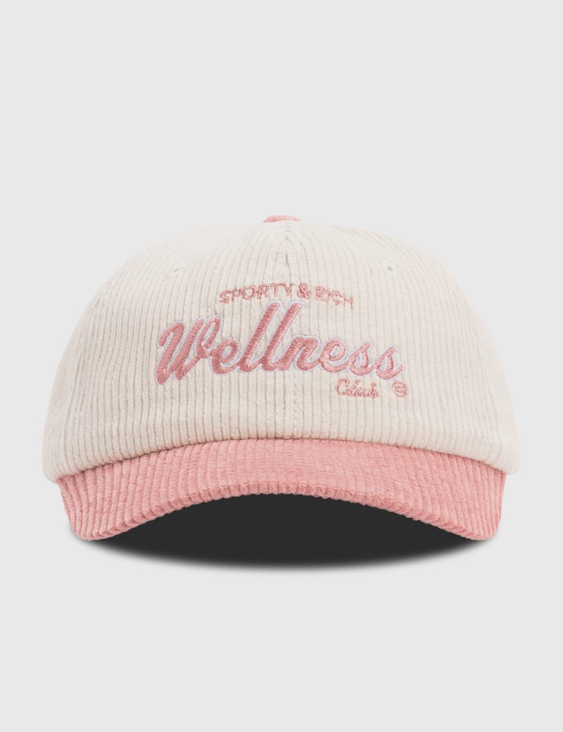 Sporty & Rich - WELLNESS CLUB CORDUROY HAT | HBX - Globally