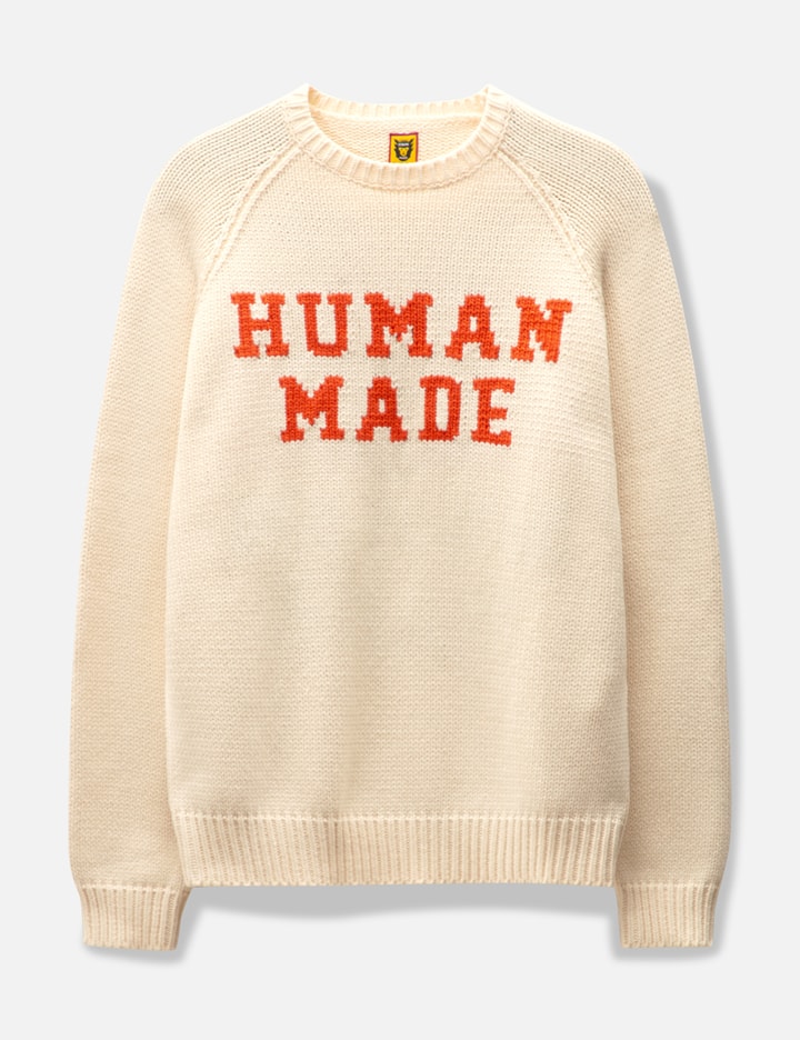 Human Made BEAR RAGLAN KNIT SWEATER HBX Globally Curated Fashion