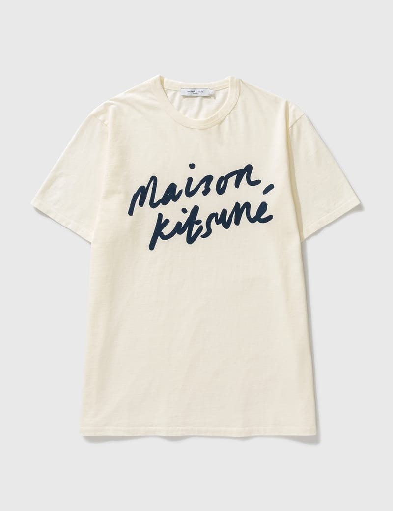 Maison Kitsuné - Handwriting Classic T-shirt | HBX - HYPEBEAST 為